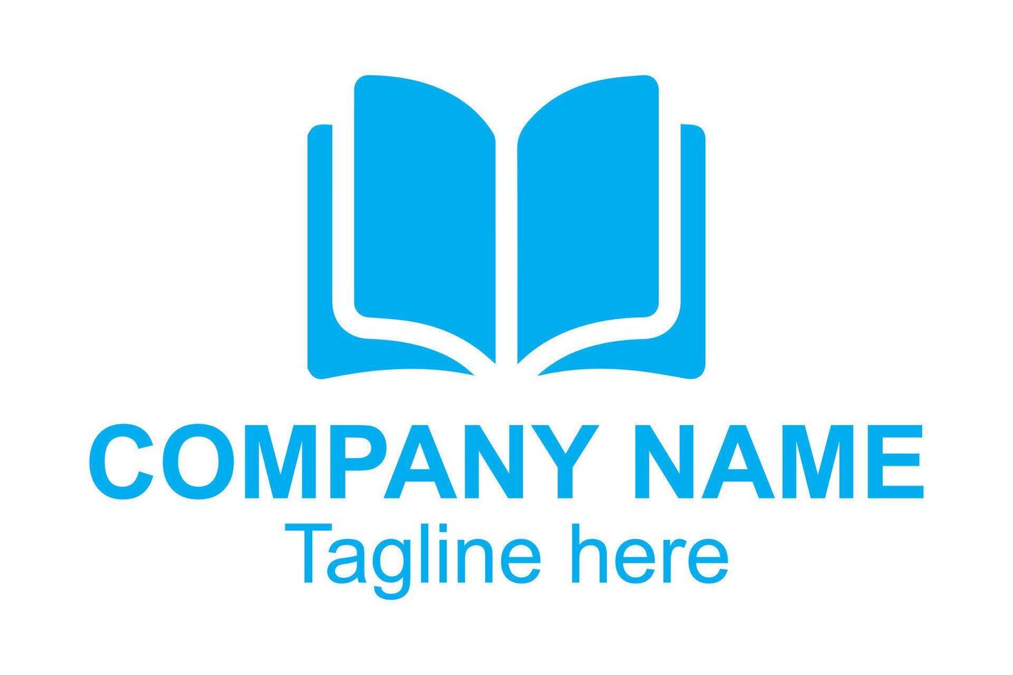 book logo design vector