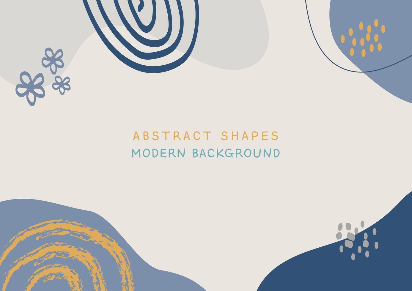 Abstract Shpaes Modern Art Design Background vector