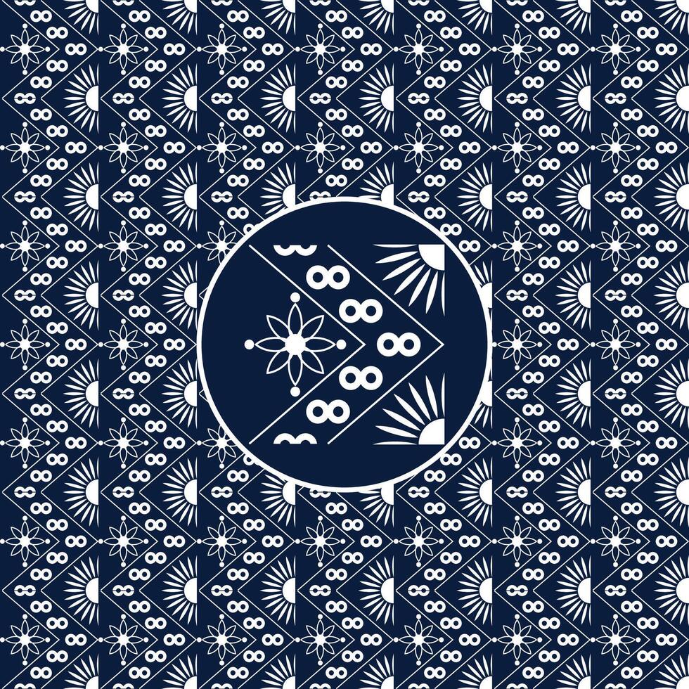 Batik Geblek Renteng Pattern Background vector