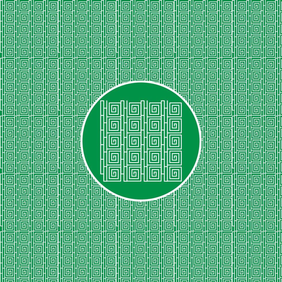 Batik Meander Pattern Background vector