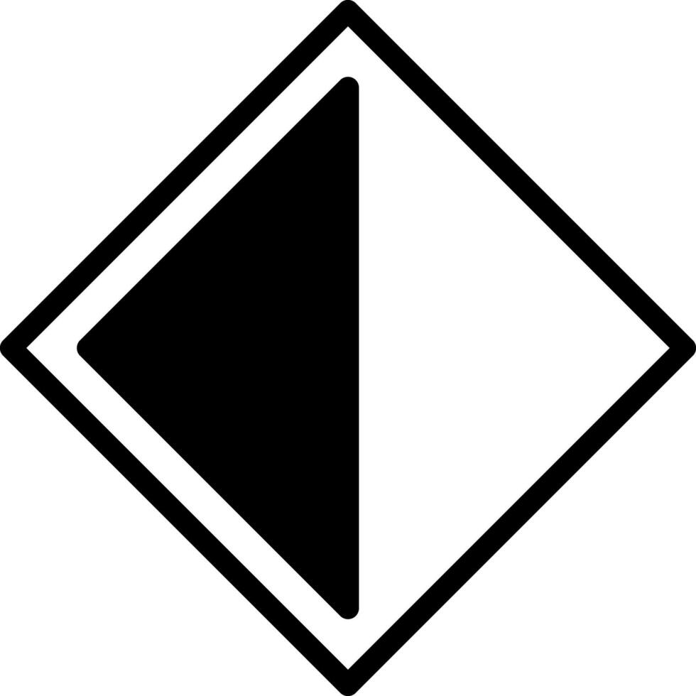 Solid black icon for white vector