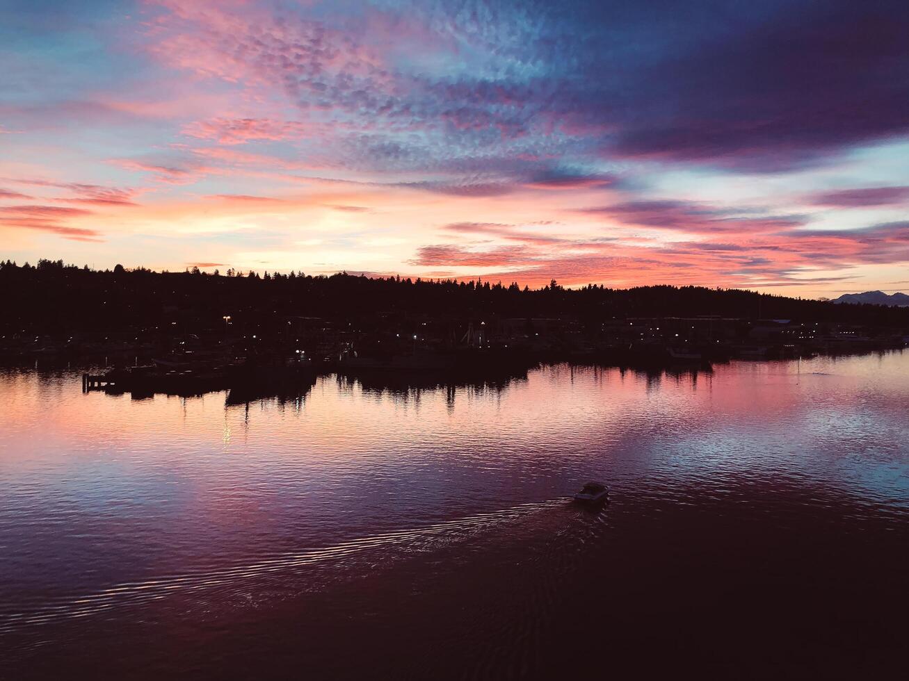 Sunset Over the Water photo