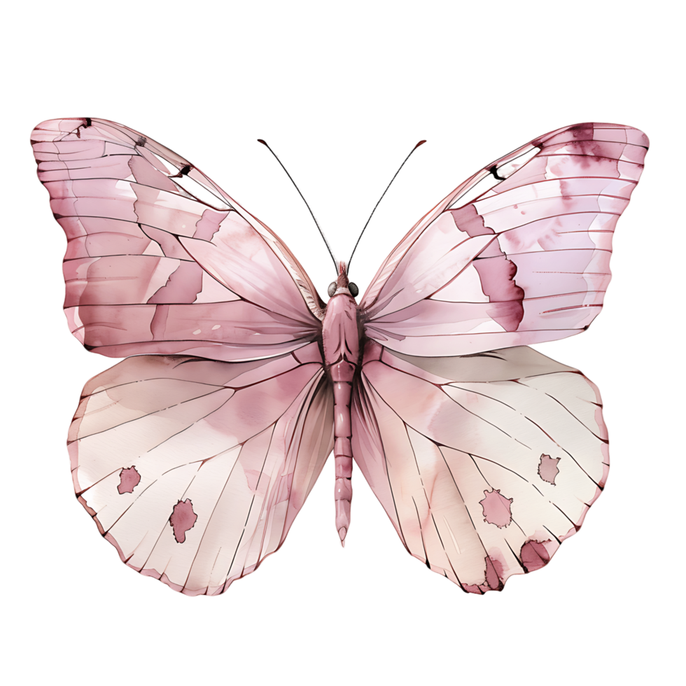 AI generated Airy Butterfly FlightWatercolor Clipart png