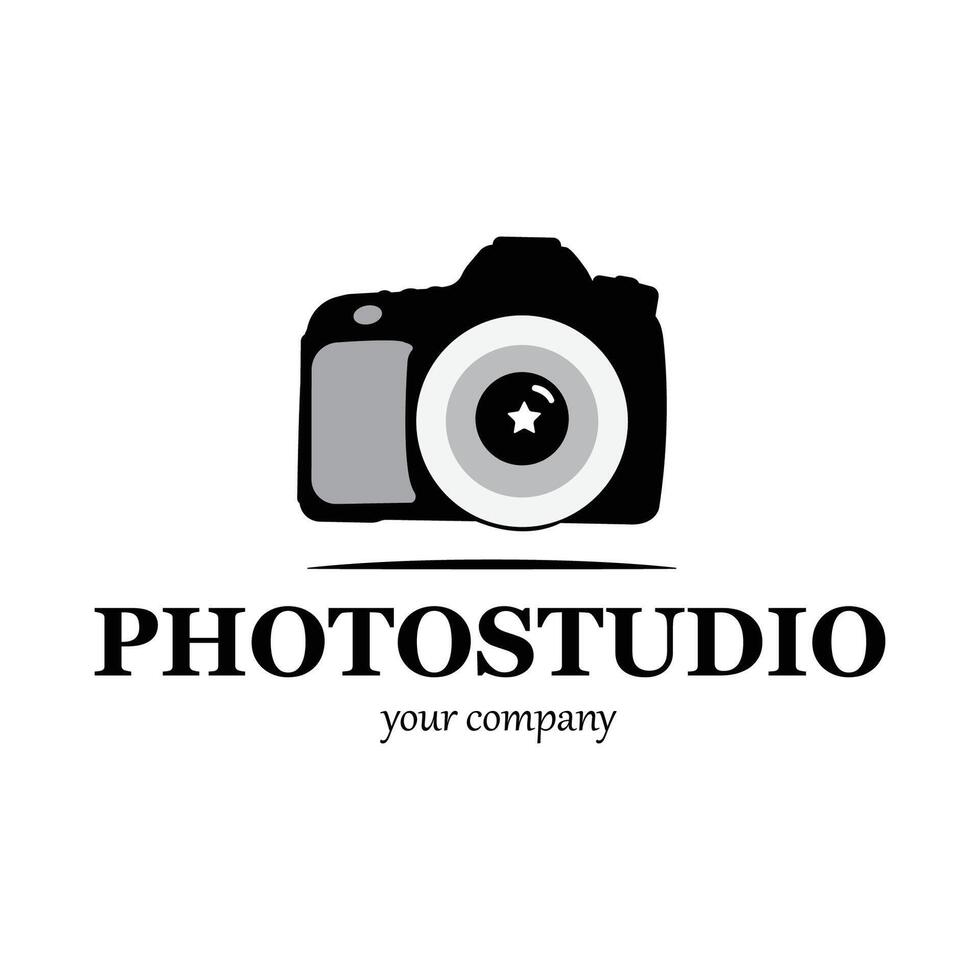 digital cámara logo compañía de diseño logo vector