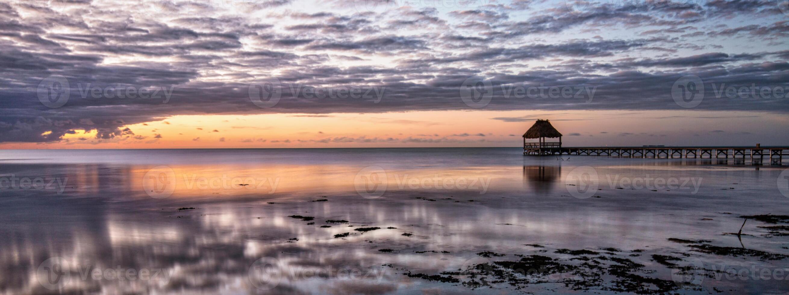 Belize Cayes - Small tropical island at Barrier Reef with paradise beach - known for diving, snorkeling and relaxing vacations - Caribbean Sea, Belize, Central America photo