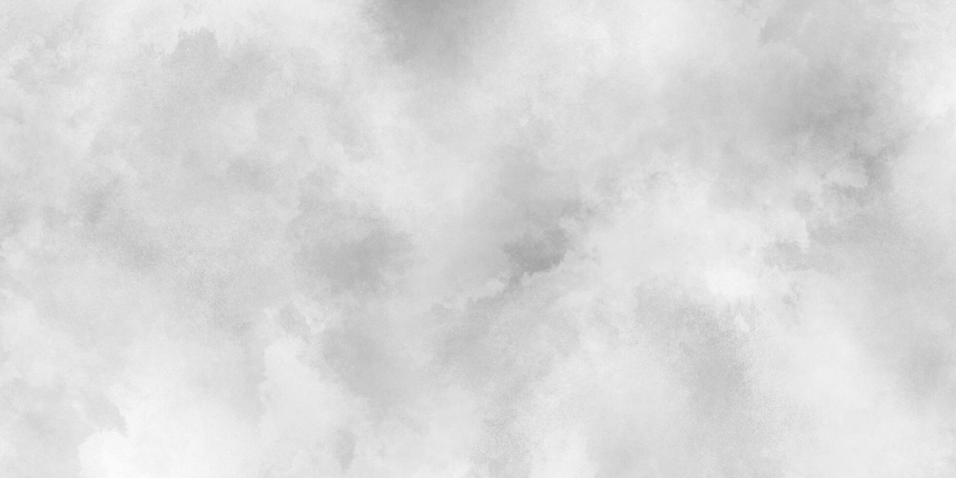 grunge nubes o niebla tóxica textura con manchas, blanco nublado cielo o Cloudscape o niebla, negro y blanco degradado acuarela antecedentes. foto