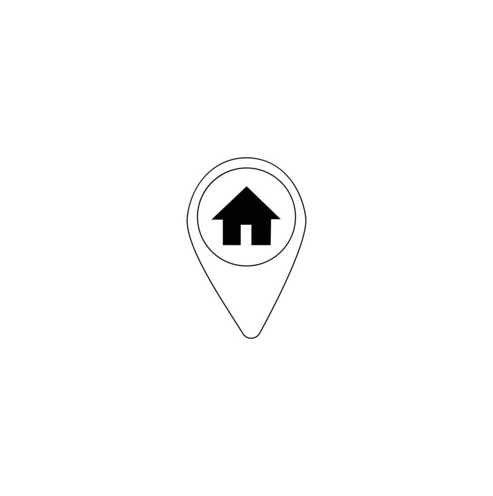 Houses icons set. Real estate.Outline icon collection. Editable stroke. Vector illustration. Linear business symbols.