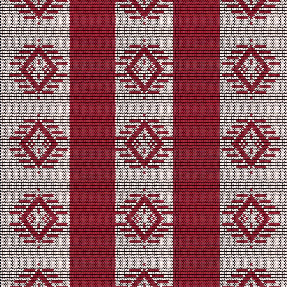 ASeamless Knitted Pattern, Knitted Repeat Background, Vector Textile Templates, traditional patterns