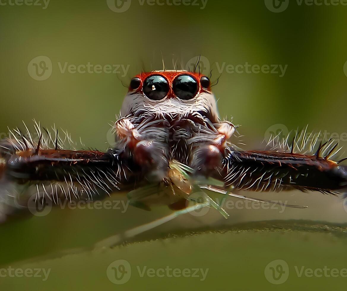 Best macro shot of jumping spider, spider,jumping spider photography photo