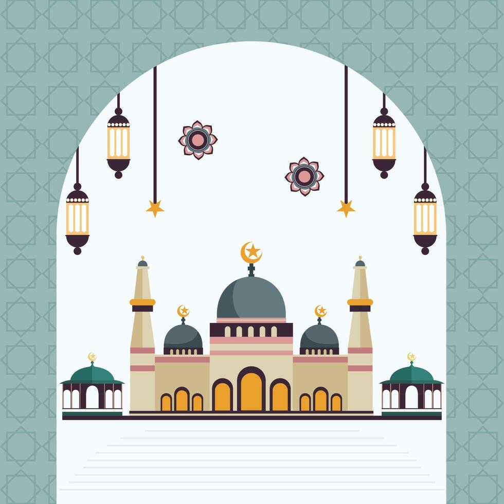 Elegant ramadan kareem vector