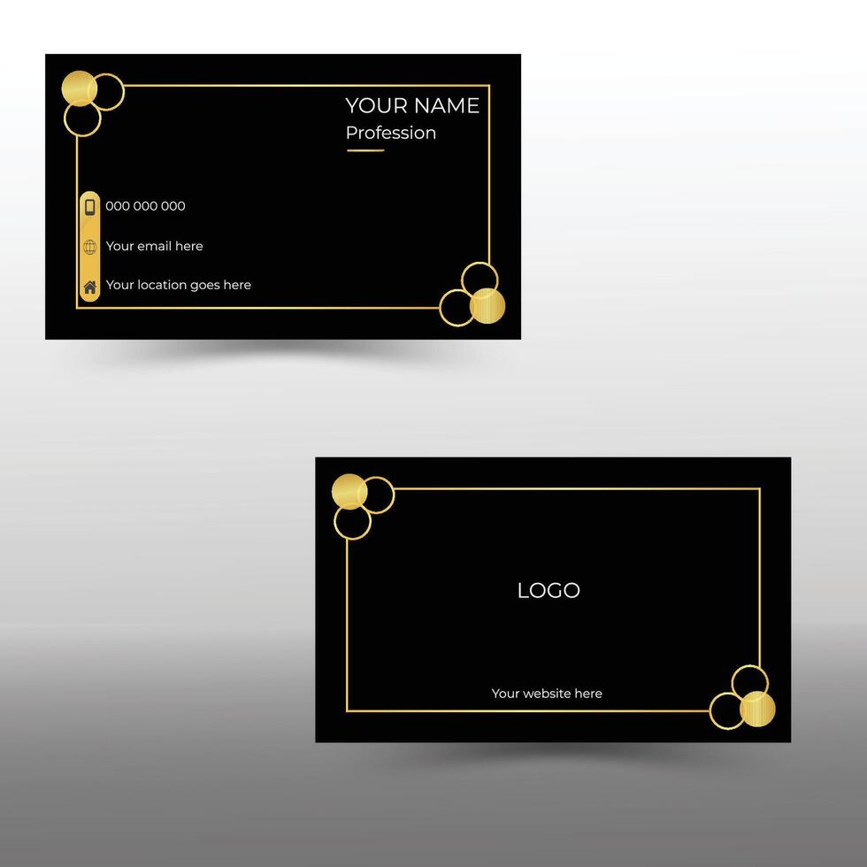 Business Card Template vector