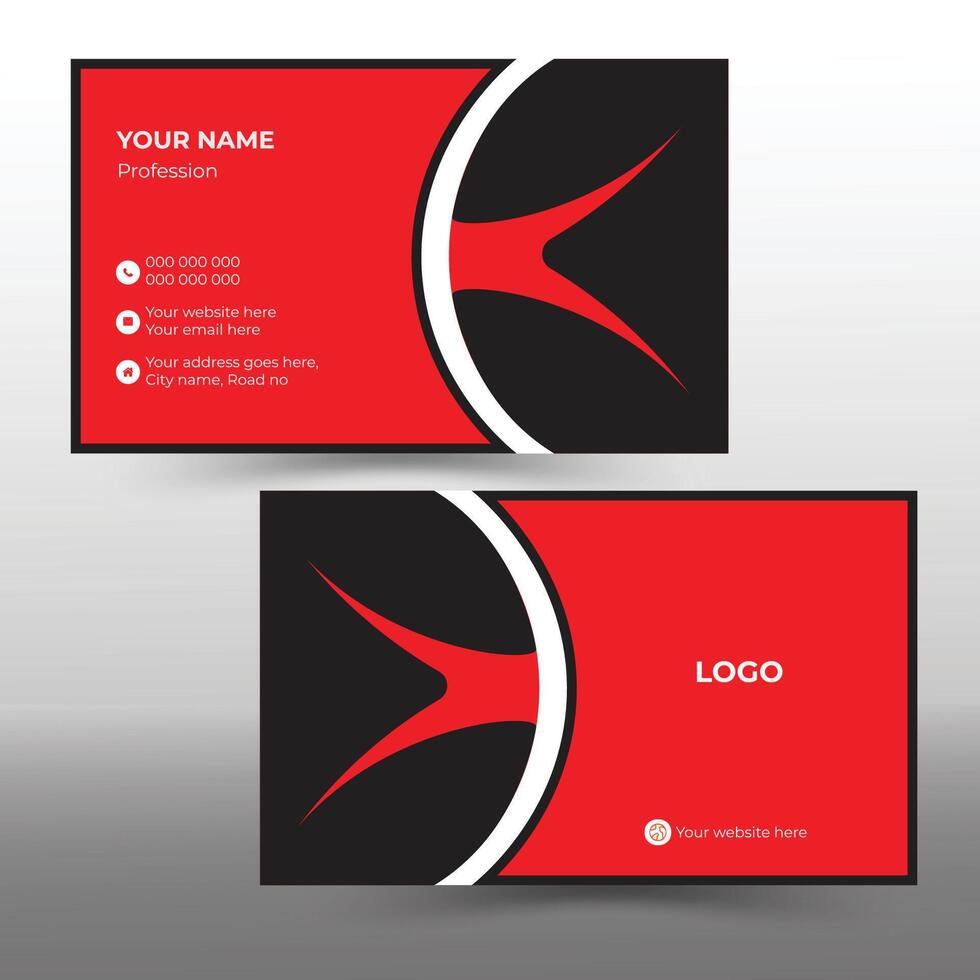 Business Card Template vector