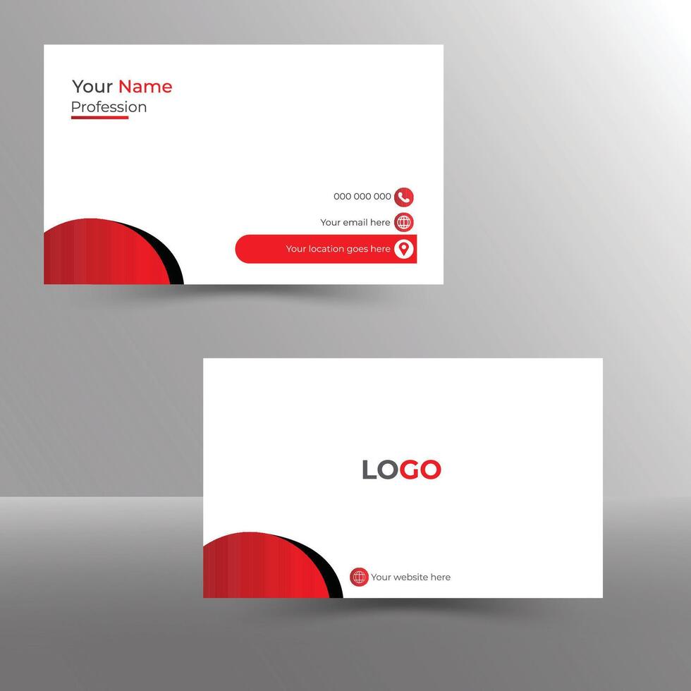 Business Card Template vector
