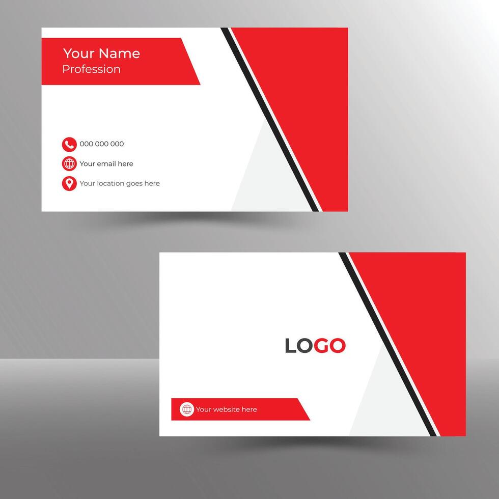 Business Card Template vector