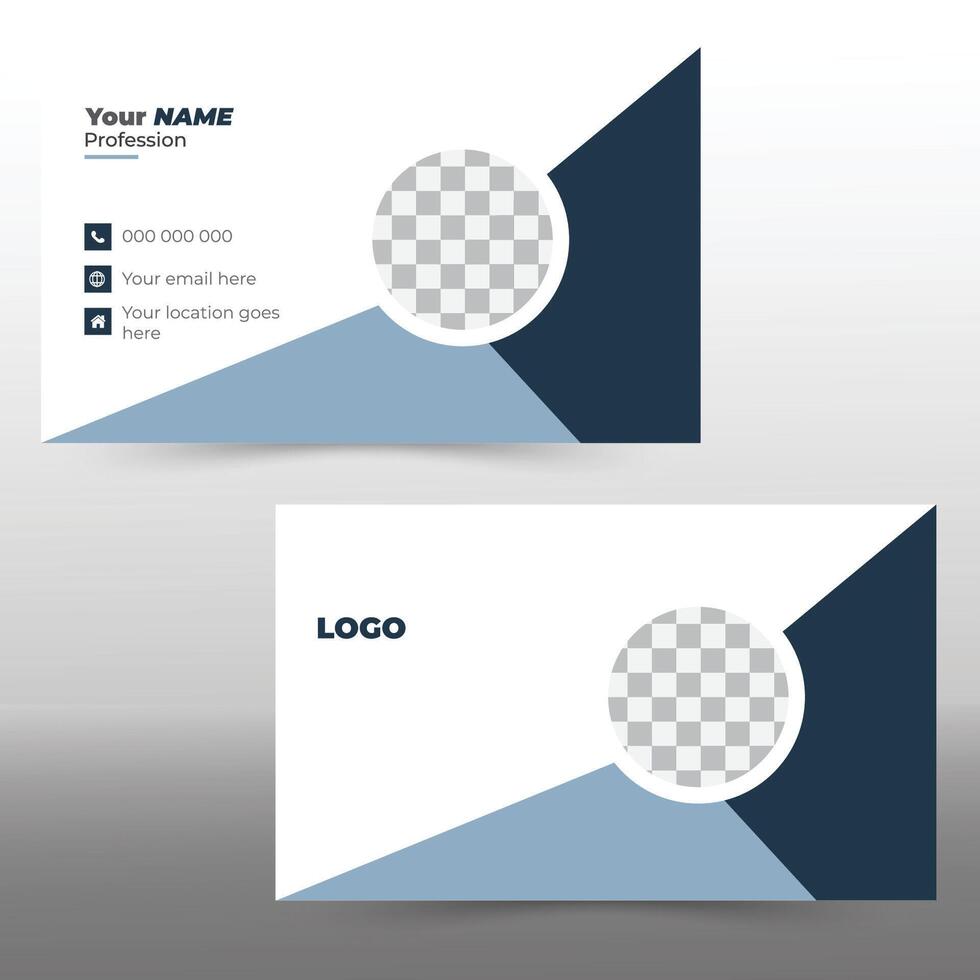 Business Card Template vector