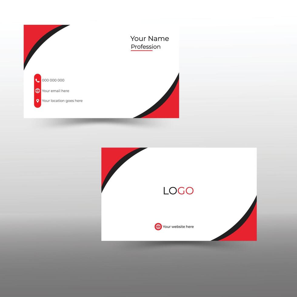 Business Card Template vector