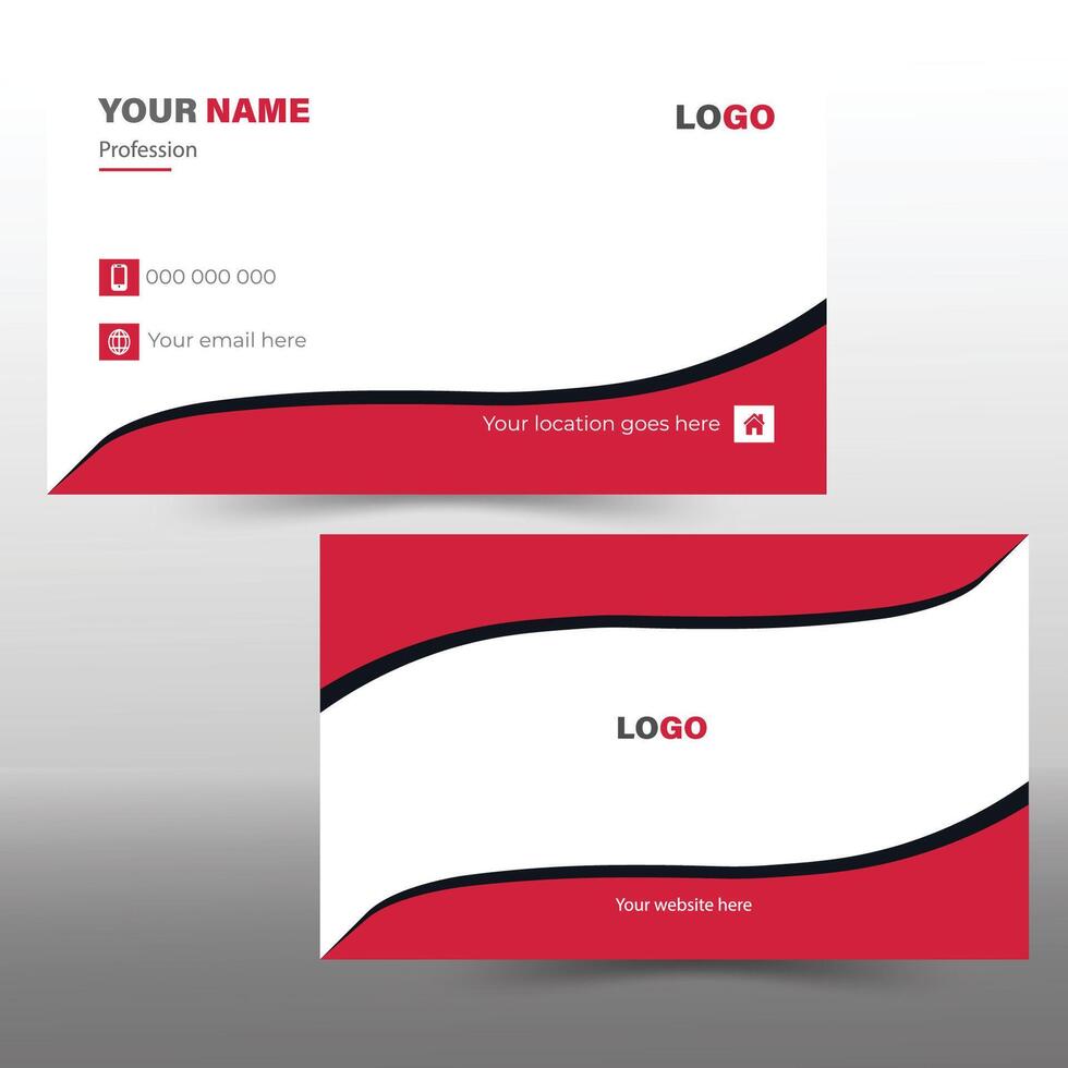 Business Card Template vector