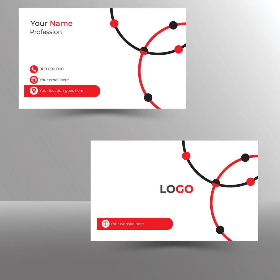 Business Card Template vector