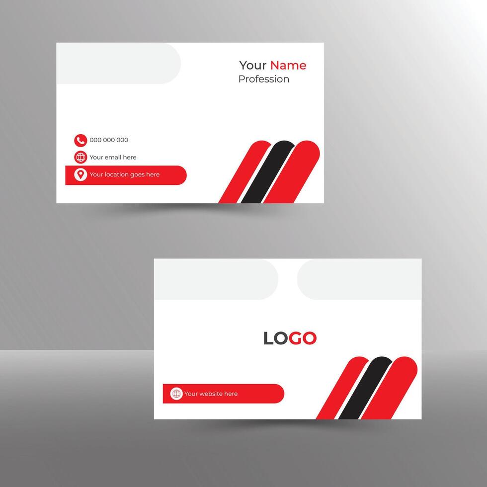 Business Card Template vector
