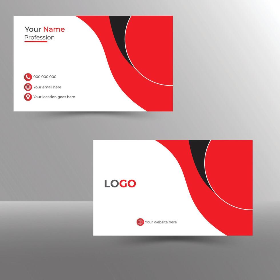 Business Card Template vector