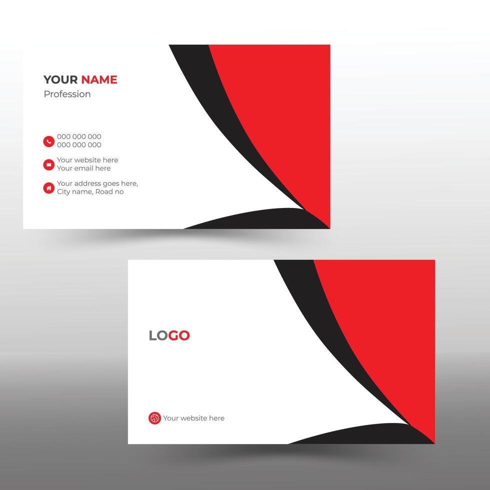 Business Card Template vector