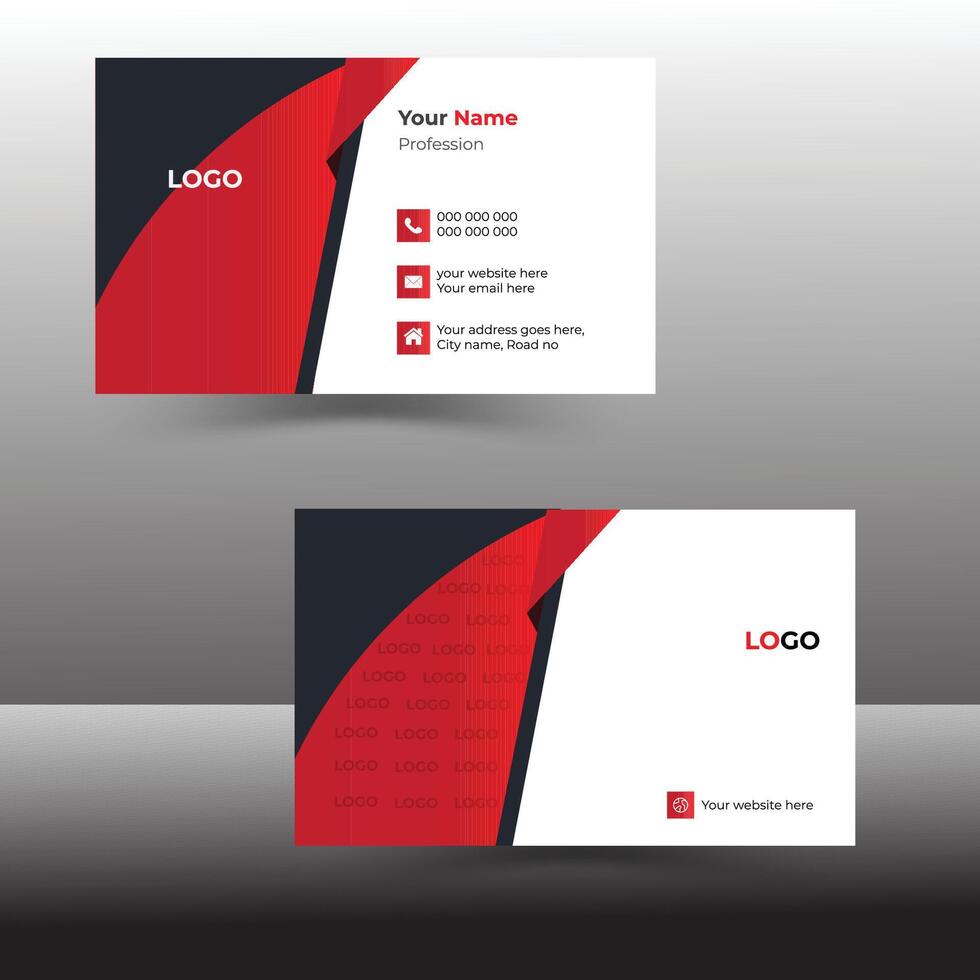Business Card Template vector