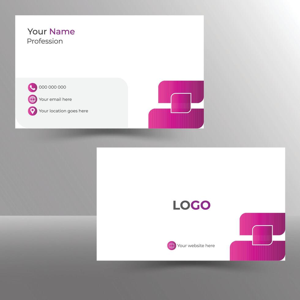 Business Card Template vector