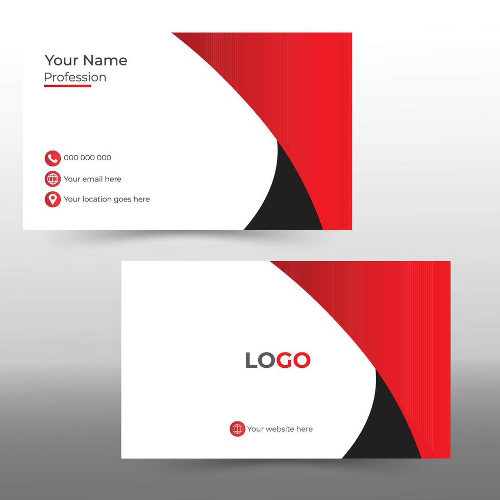 Business Card Template vector