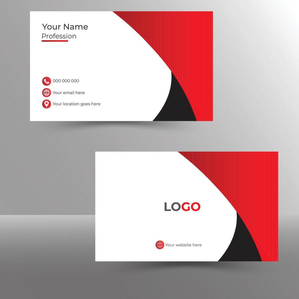Business Card Template vector