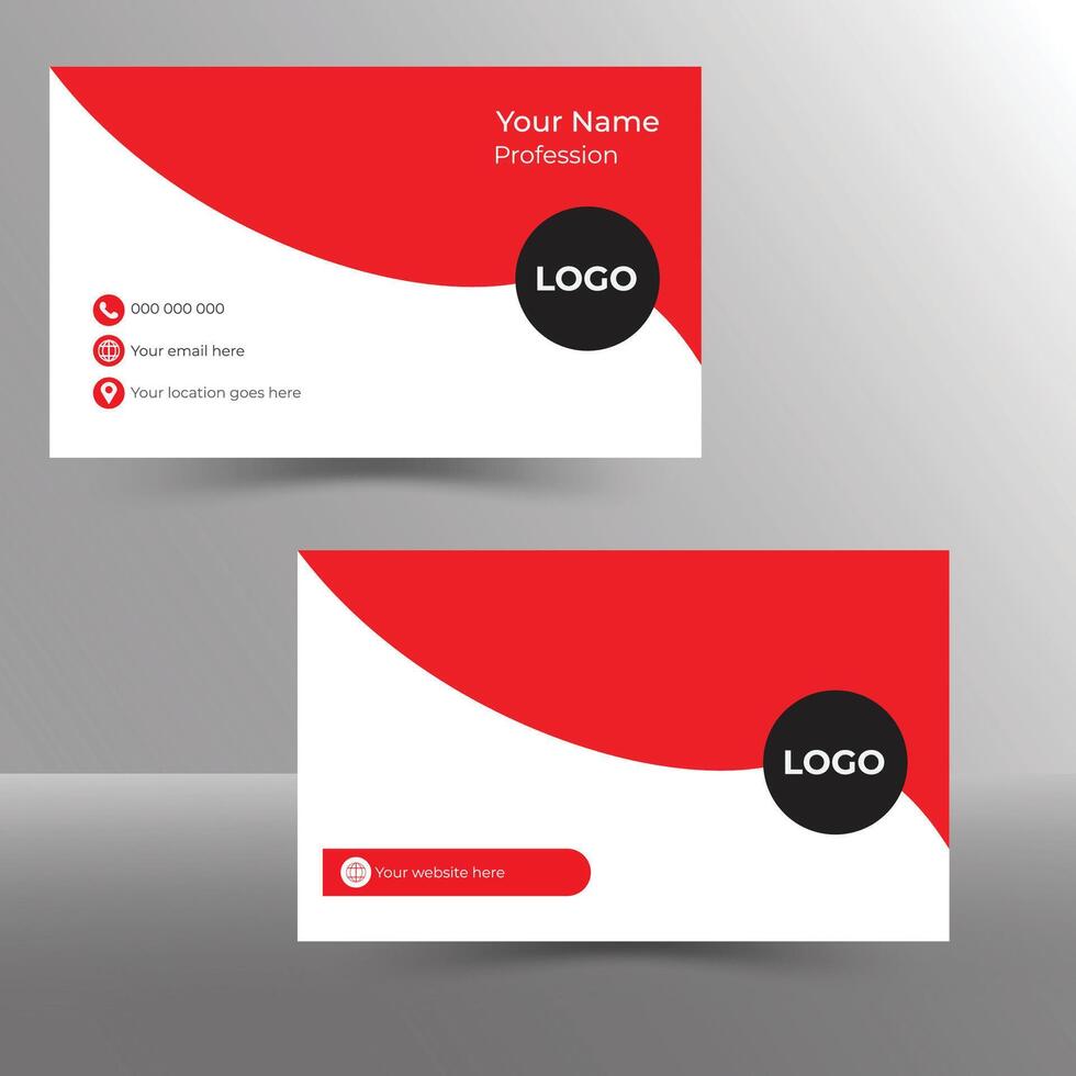Business Card Template vector