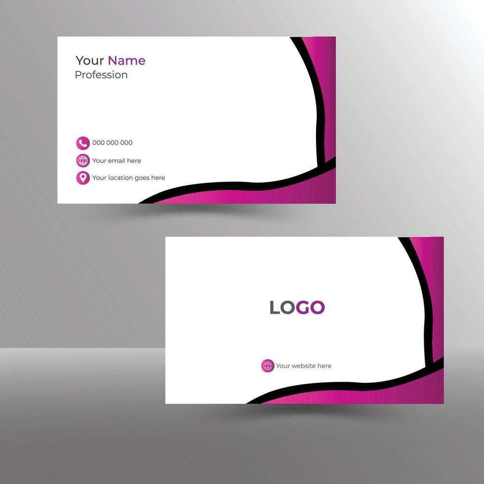 Business Card Template vector