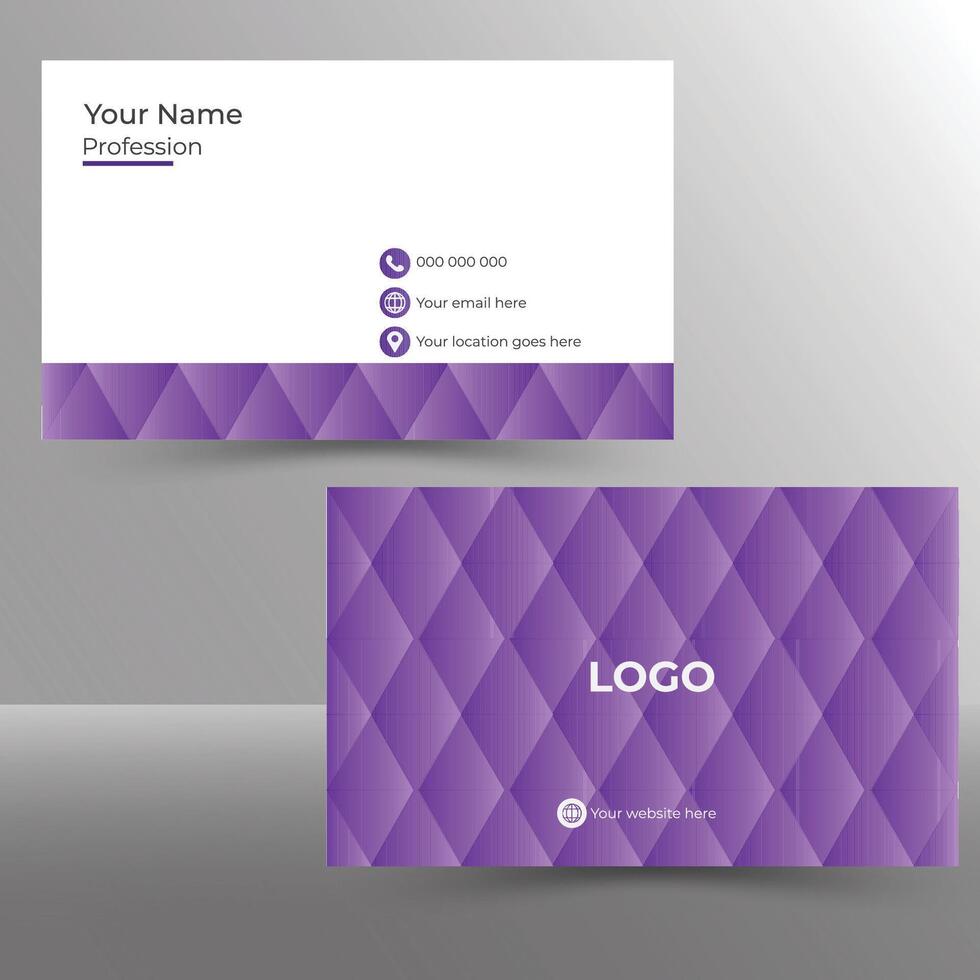Business Card Template vector