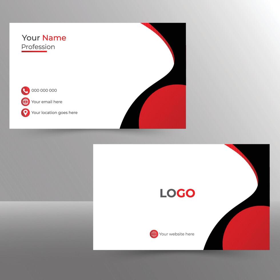 Business Card Template vector
