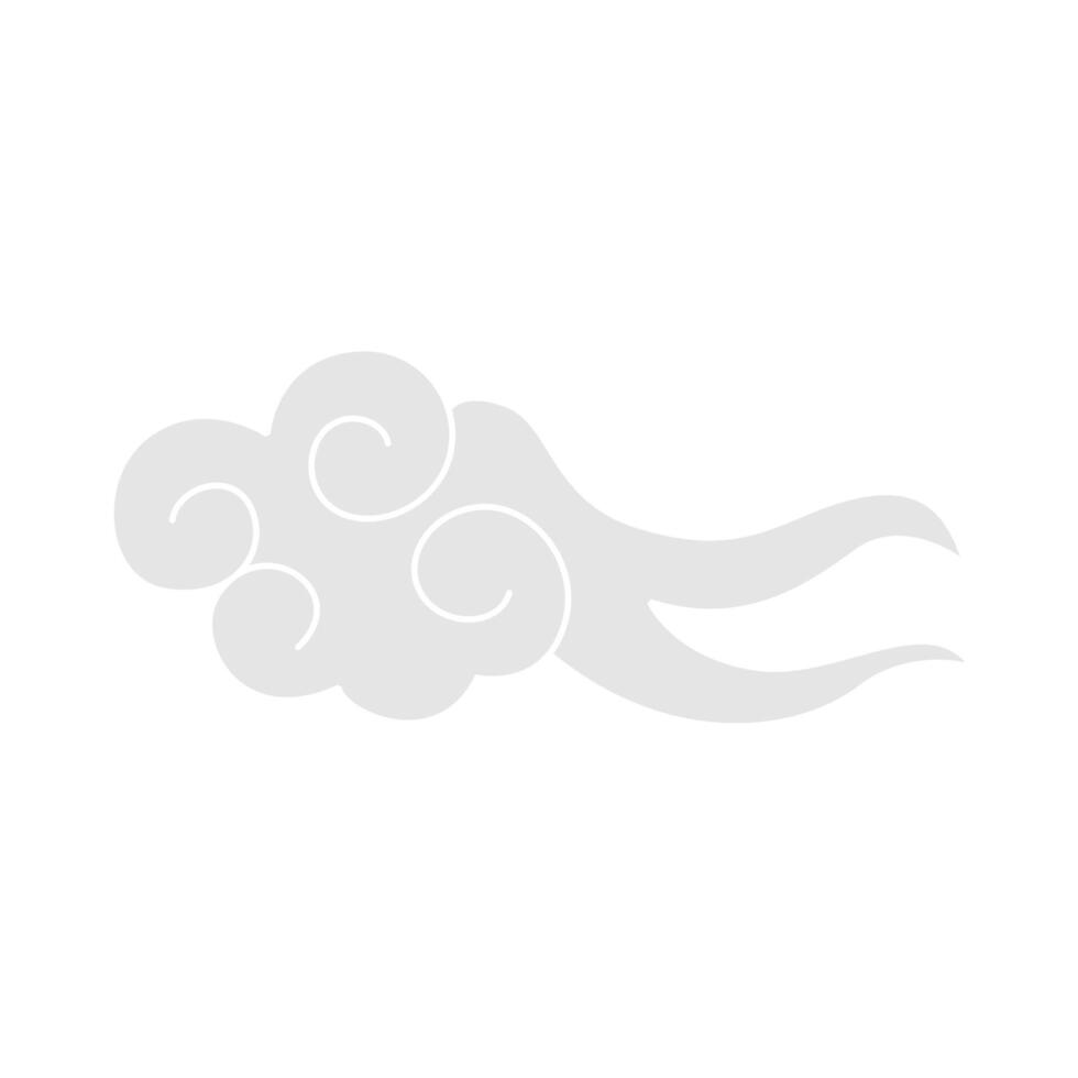Cloud chinese style element vector