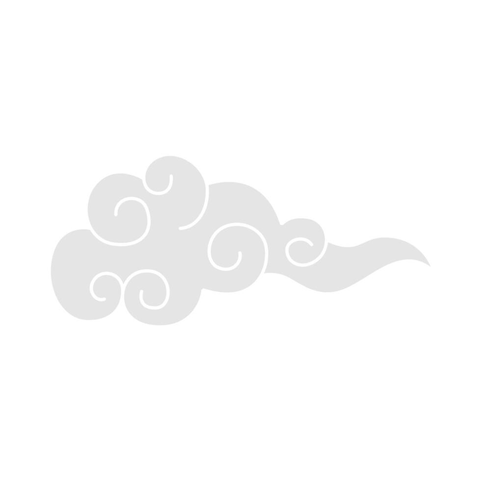 Cloud chinese style element vector