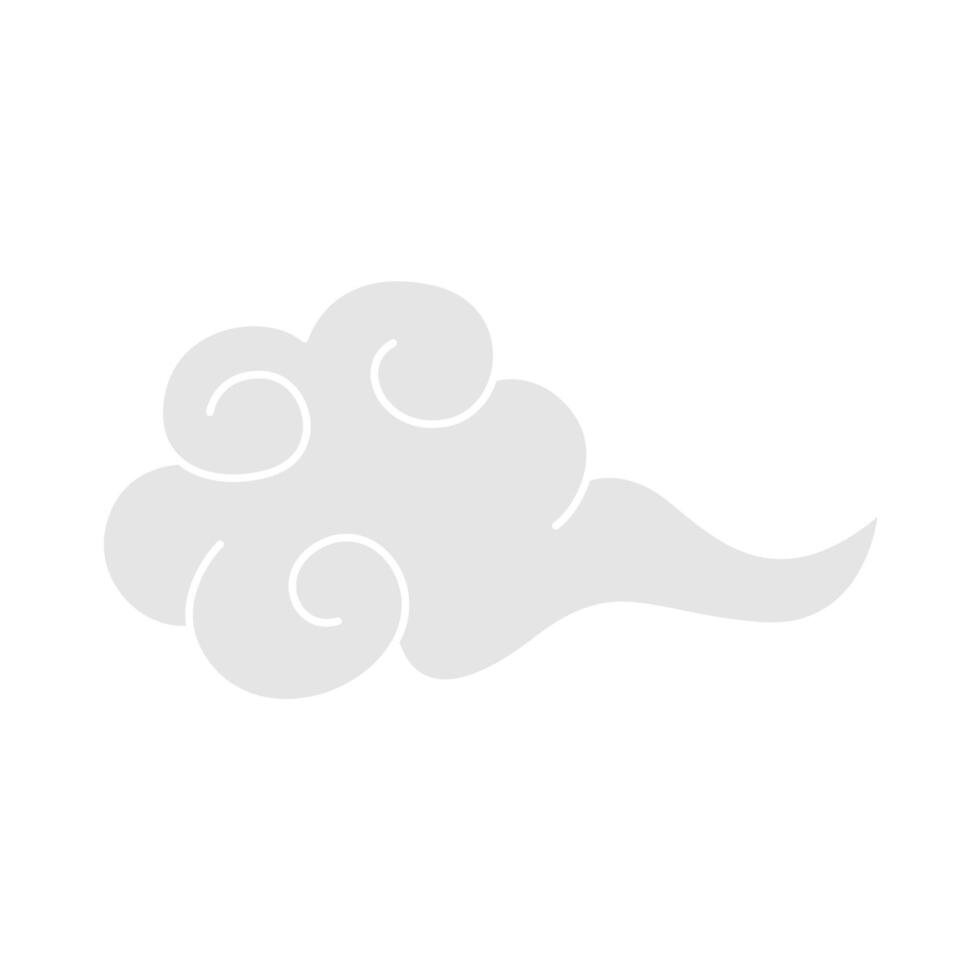 Cloud chinese style element vector