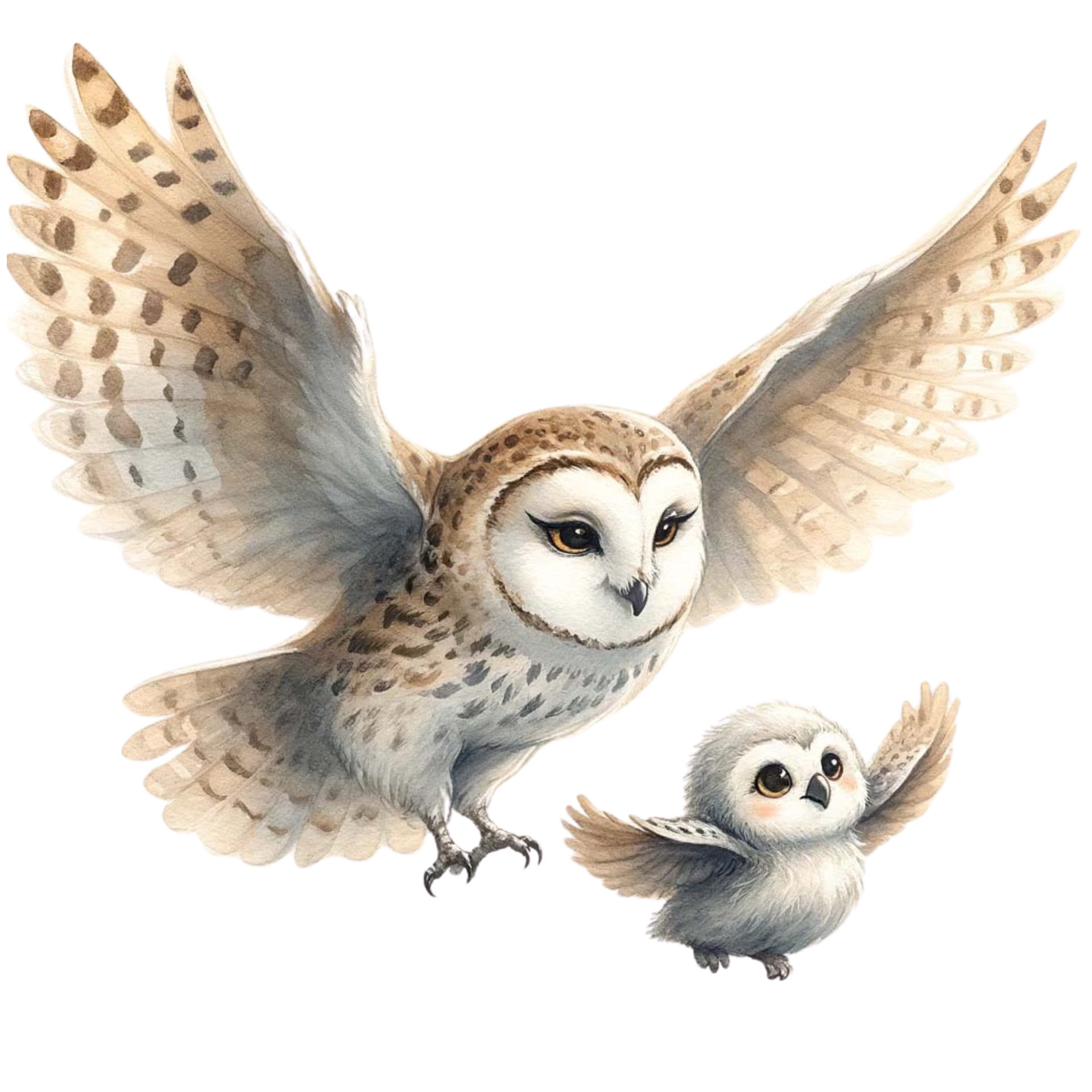 Ai Generated Mother And Baby Owl Watercolor Clipart Ai Generate 42582866 Png Ai Generated Mother And Baby Owl Watercolor Clipart Ai Generate 42582866 Png