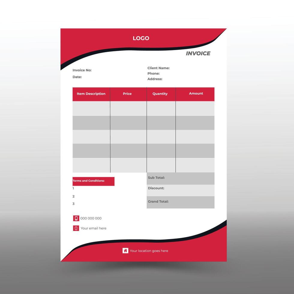 Invoice Bill Money vector