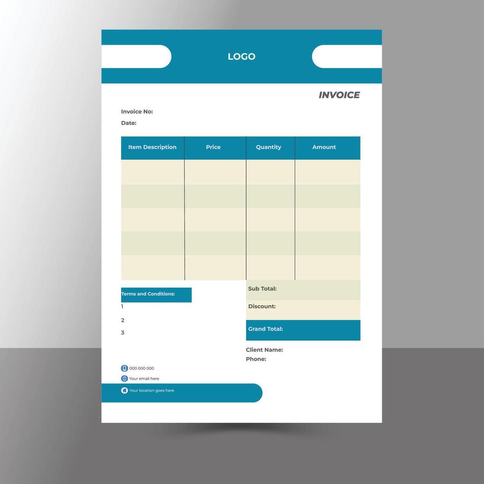 Invoice Bill Money vector