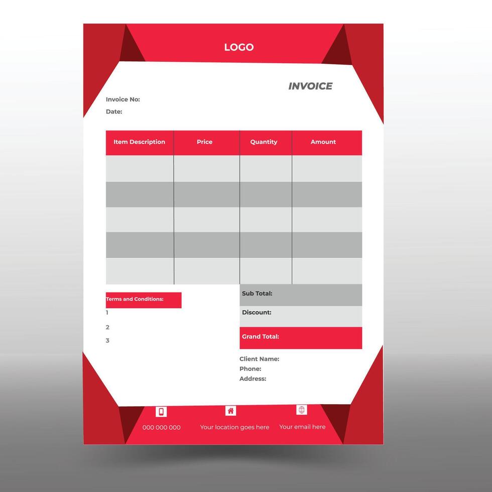 Invoice Bill Money vector