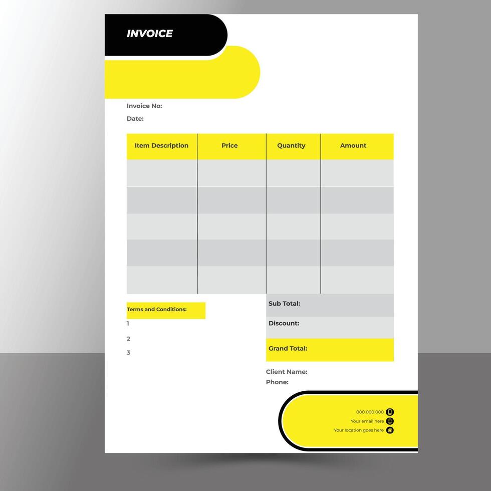 Invoice Bill Money vector