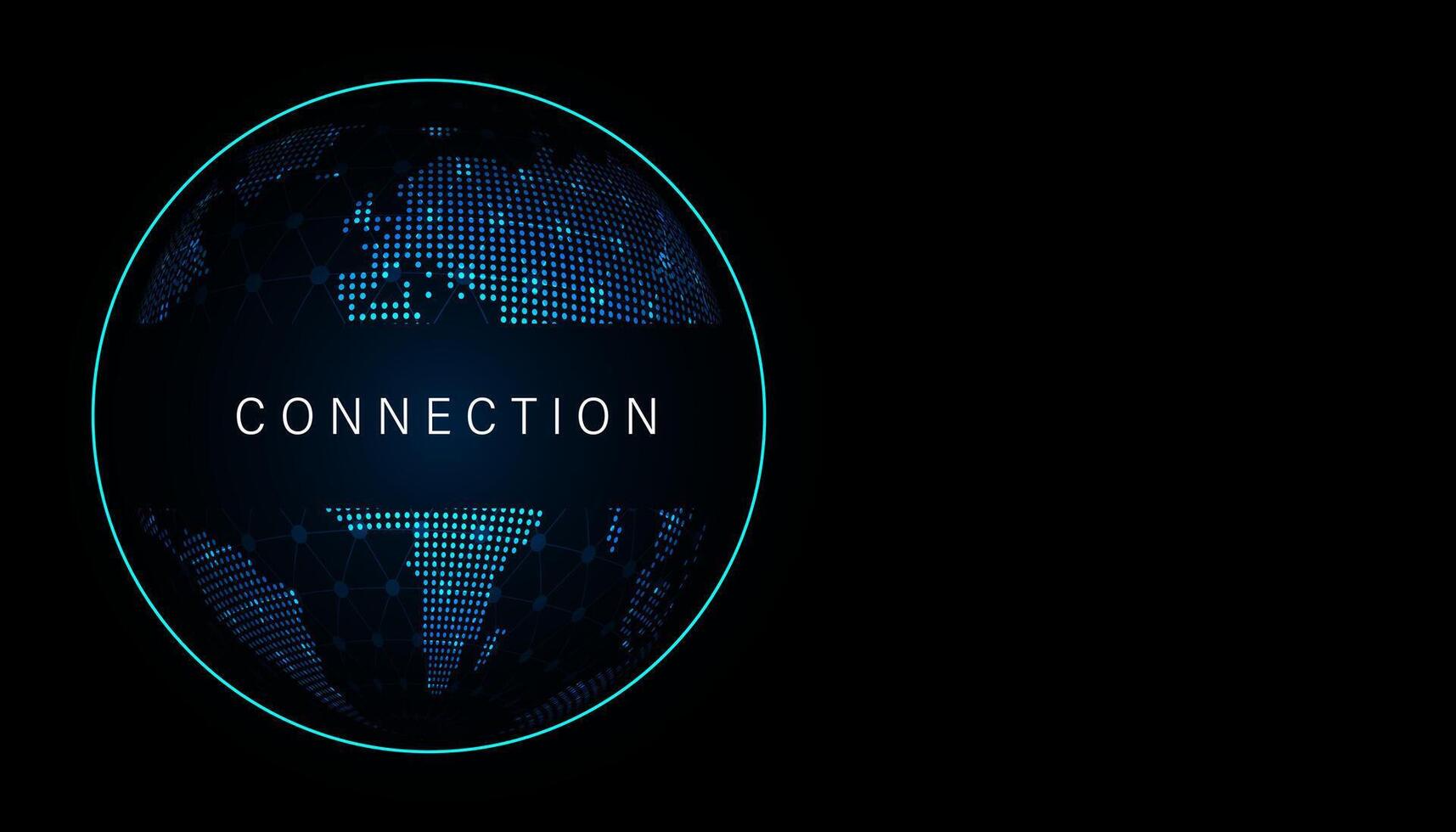 world map technology blue dots modern connection Technology Background with Computer Systems light blue.beautiful sparkling light futuristic modern vector