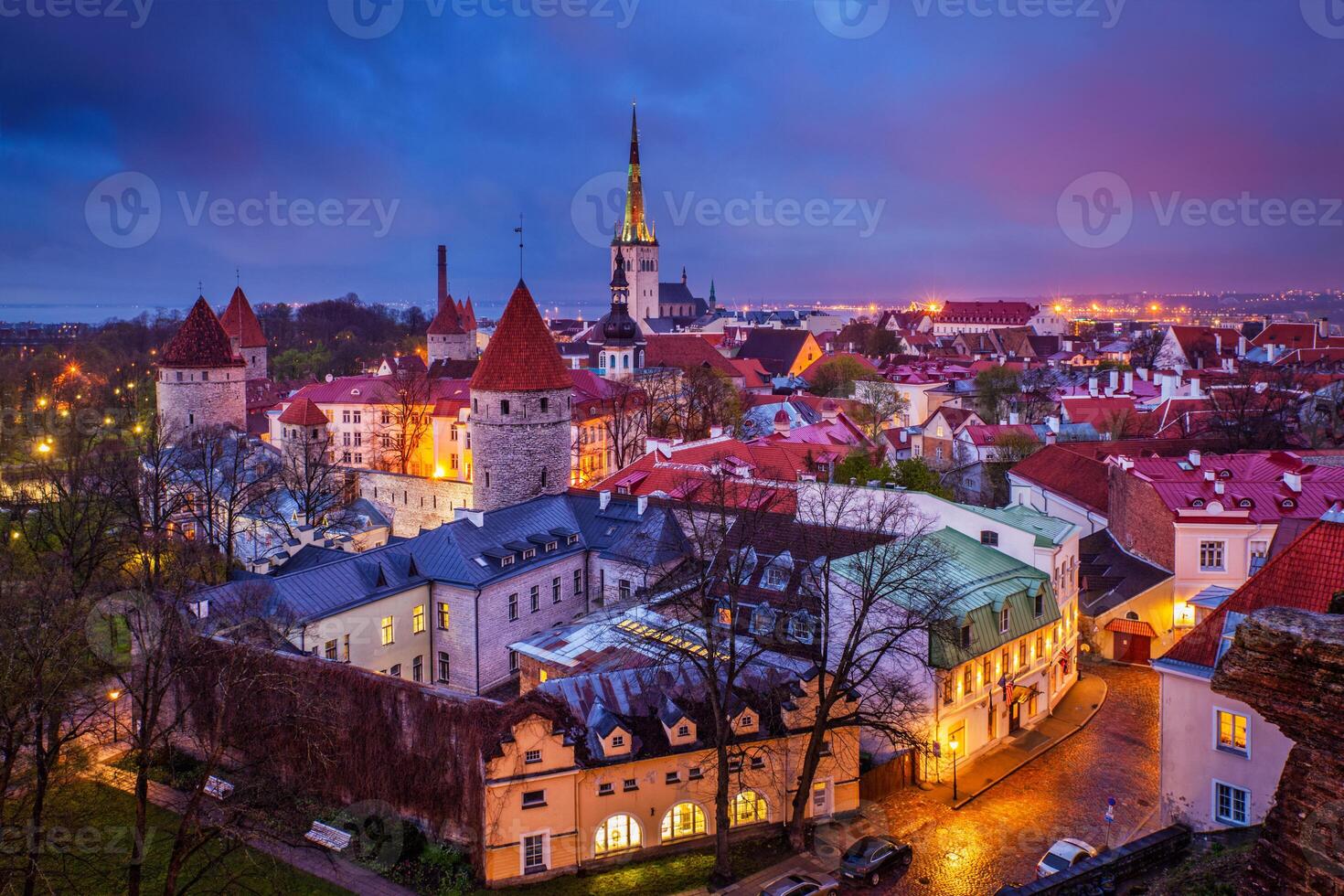 Tallinn Medieval Old Town, Estonia photo