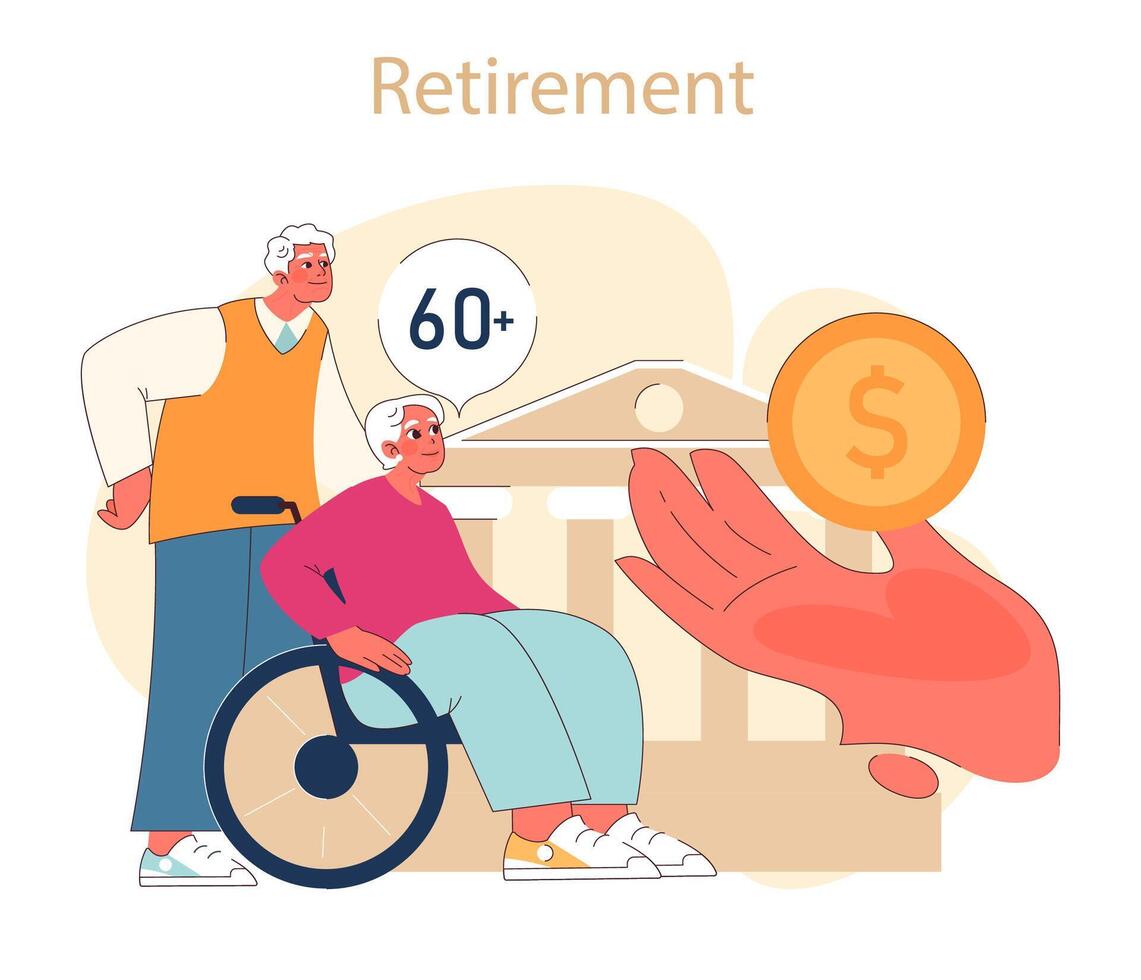 Retirement Readiness concept. vector