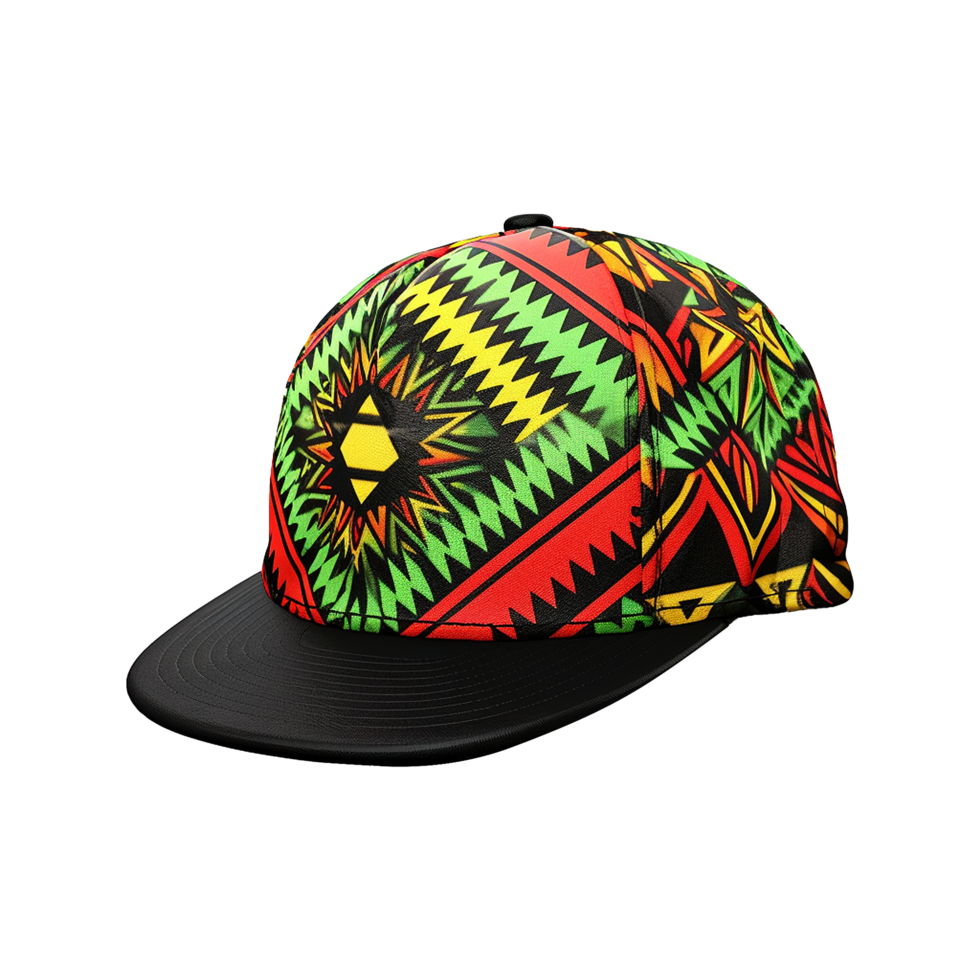 AI generated Rastamanas hat isolate on transparent background png