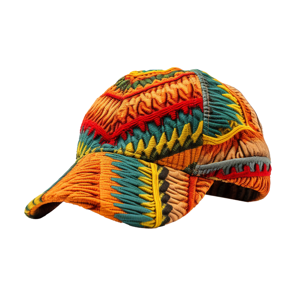 AI generated Rastamanas hat isolate on transparent background png