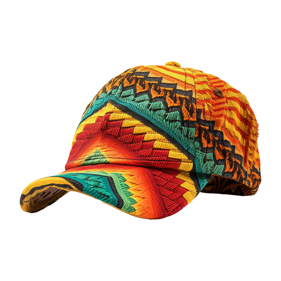 AI generated Rastamanas hat isolate on transparent background png