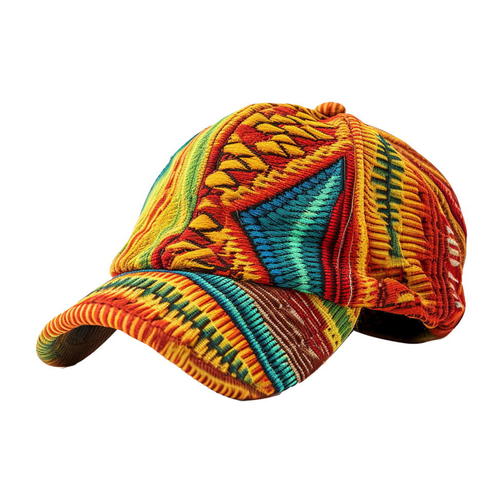 AI generated Rastamanas hat isolate on transparent background png