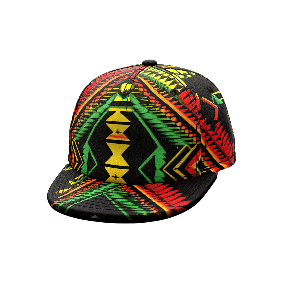 AI generated Rastamanas hat isolate on transparent background png