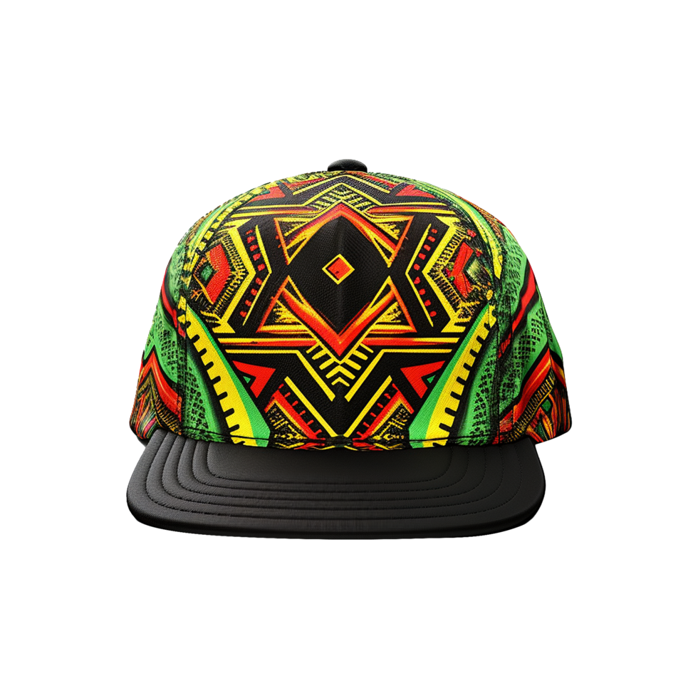 AI generated Rastamanas hat isolate on transparent background png
